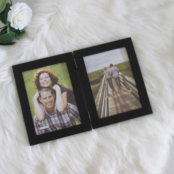 Classic Table Top Dual Folding 5x7 Picture Frame - Picture 2 of 11